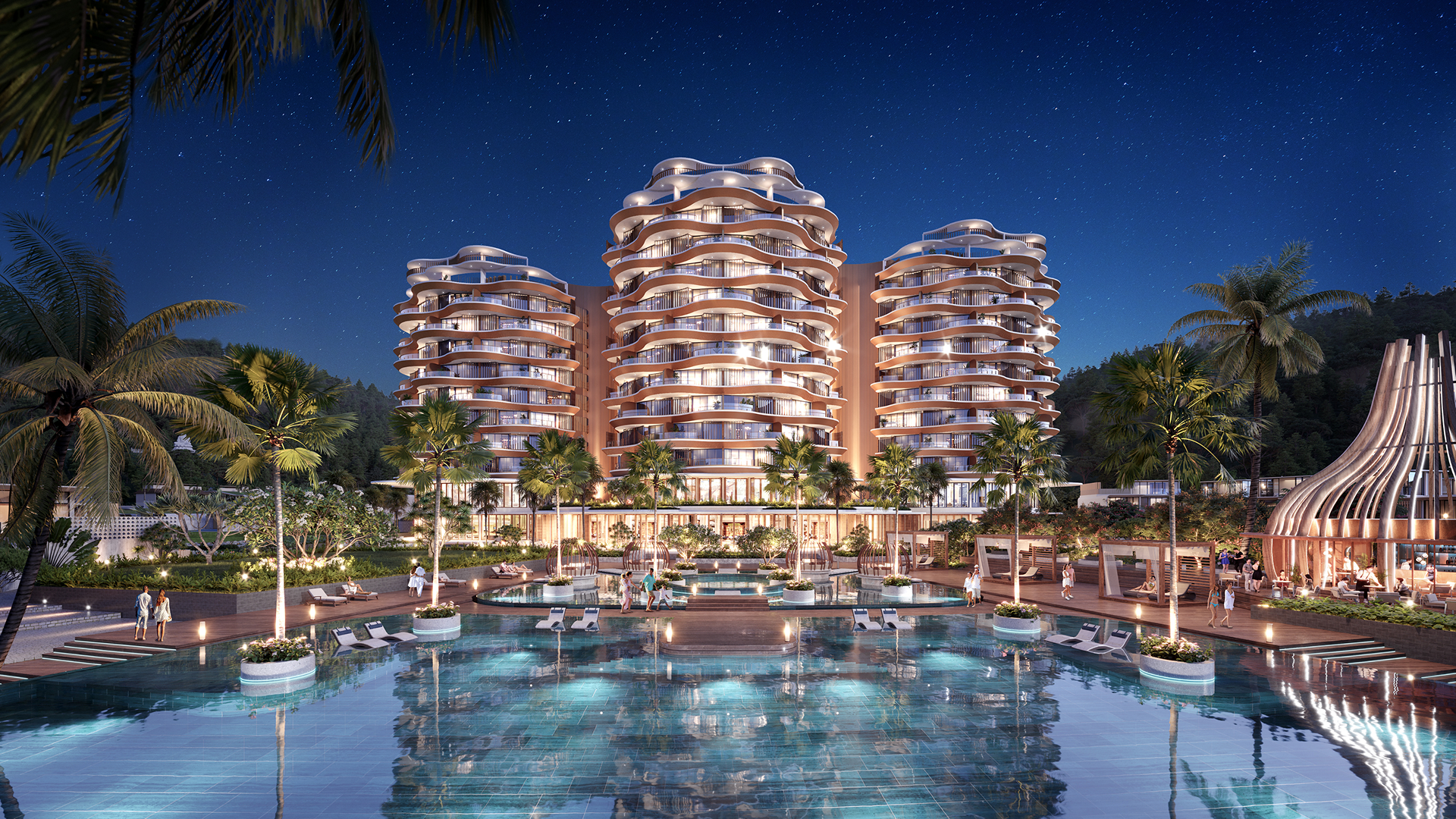 Biệt thự biển Meyretreat Bãi Lữ – Không gian sống rộng mở cho nhiều thế hệ