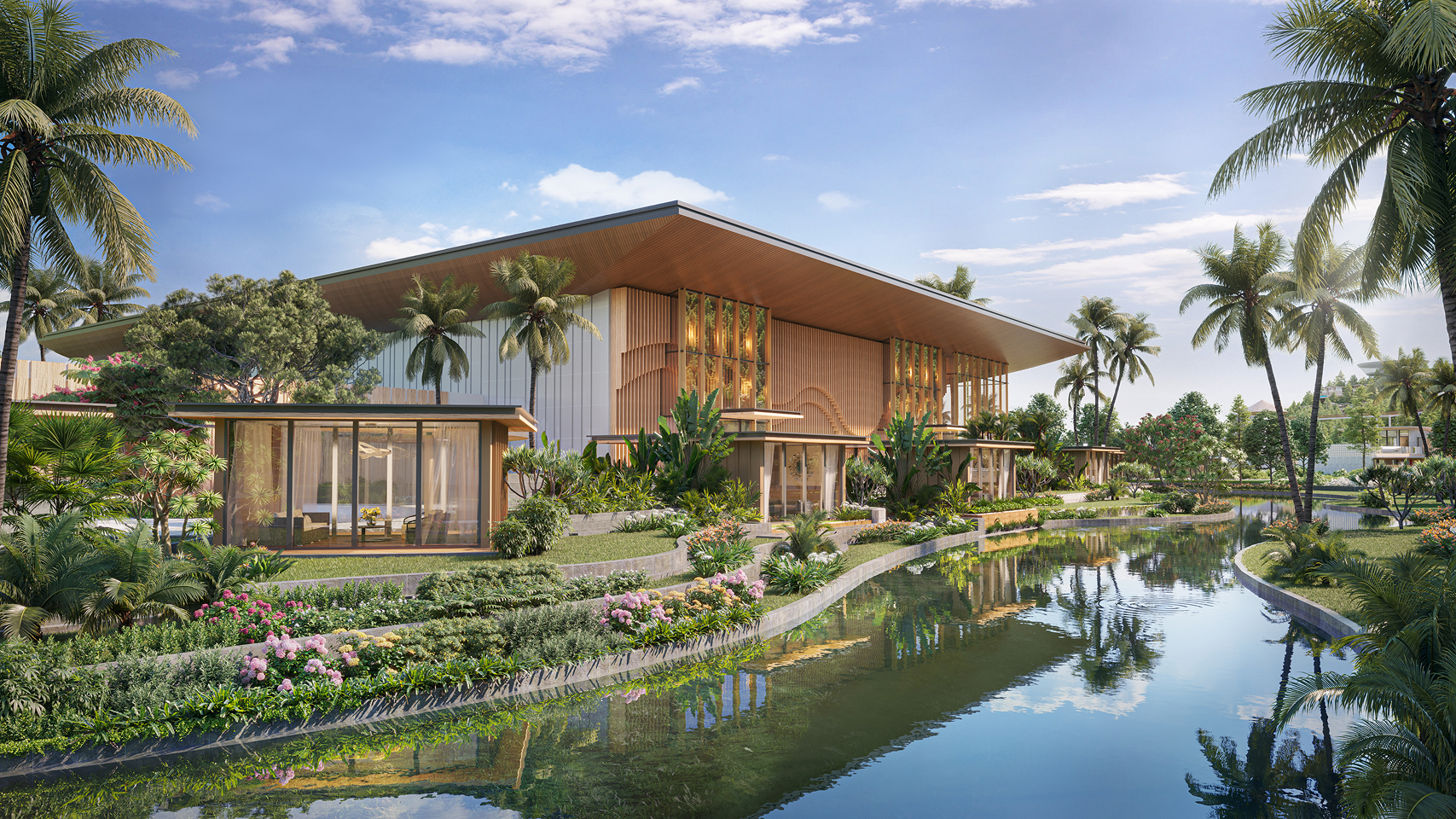 Biệt thự biển Meyretreat Bãi Lữ – Không gian sống rộng mở cho nhiều thế hệ