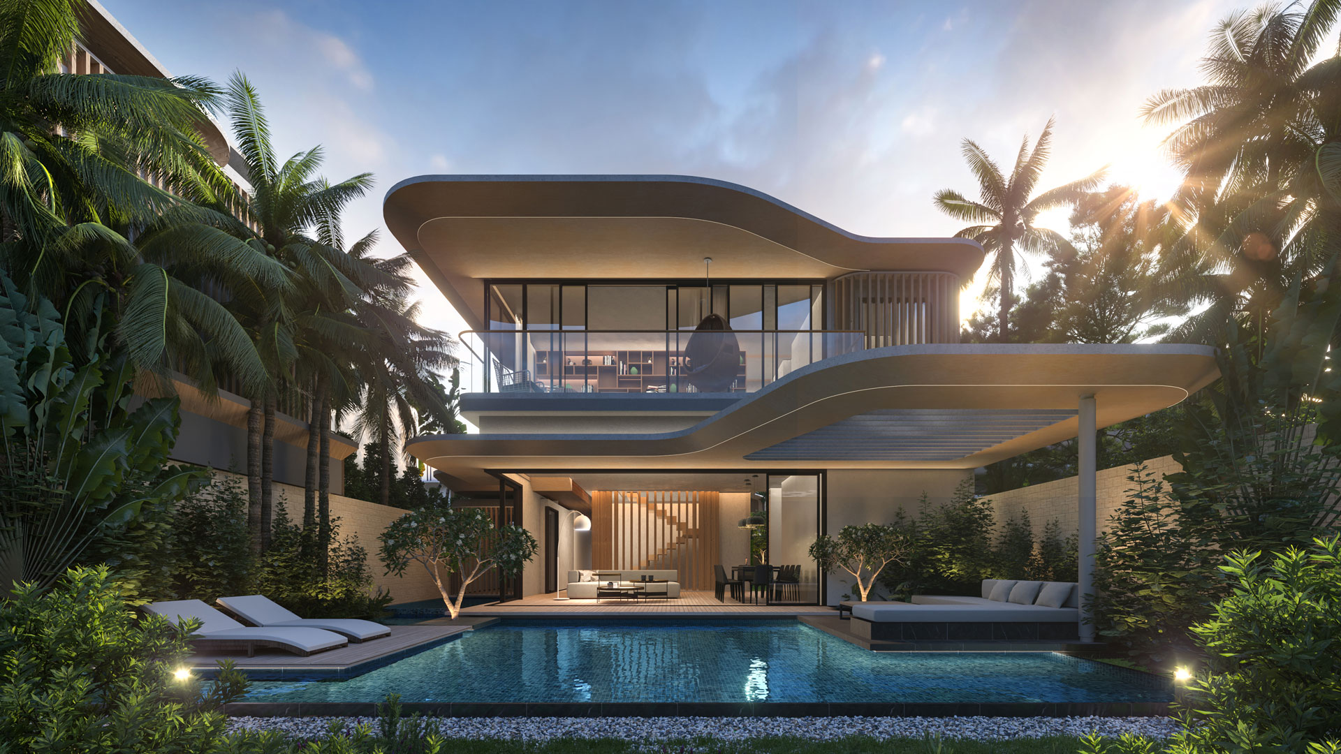 Biệt thự biển Meyretreat Bãi Lữ – Không gian sống rộng mở cho nhiều thế hệ